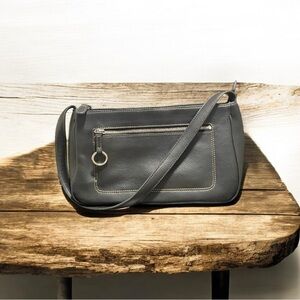 Nine & Co Gray Shoulder Bag with Adjustable Strap